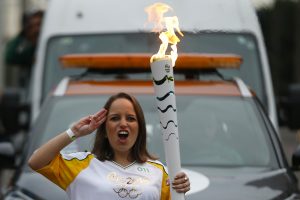 RS - BENTO-GONÇALVES - 09/07/2016 - REVEZAMENTO DA TOCHA RIO 2016 - Revezamento da Tocha Olimpica para os Jogos Rio 2016. Foto: Rio2016/Andre Mourao